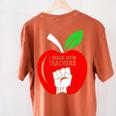 I Stand With Teachers Tshirt Women's Comfort Colors T-Shirt Back Print Yam I Stand With Teachers Tshirt Women's Comfort Colors T-Shirt Back Print Yam