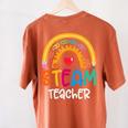 STEAM Teacher Squad Team Crew Back To School STEM Special Women's Comfort Colors T-Shirt Back Print Yam