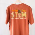 STEM Teacher Thanksgiving Grateful Educator Science Class Women's Comfort Colors T-Shirt Back Print Yam STEM Teacher Thanksgiving Grateful Educator Science Class Women's Comfort Colors T-Shirt Back Print Yam
