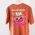 Our Students Are One In A Melon Teacher Watermelon Summer Women's Comfort Colors T-Shirt Back Print Yam Our Students Are One In A Melon Teacher Watermelon Summer Women's Comfort Colors T-Shirt Back Print Yam
