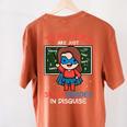 Super Hero Teacher Superheroes In Disguise Women's Comfort Colors T-Shirt Back Print Yam Super Hero Teacher Superheroes In Disguise Women's Comfort Colors T-Shirt Back Print Yam