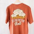 Synonym Roll Teacher And Grammar Geeks Pun For Men Women Kids Women's Comfort Colors T-Shirt Back Print Yam Synonym Roll Teacher And Grammar Geeks Pun For Men Women Kids Women's Comfort Colors T-Shirt Back Print Yam