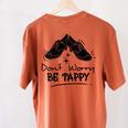 Tap Dancer Tap Dancing Shoes Tap Dance Teacher Women's Comfort Colors T-Shirt Back Print Yam Tap Dancer Tap Dancing Shoes Tap Dance Teacher Women's Comfort Colors T-Shirt Back Print Yam