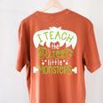 I Teach The Cutest Little Monsters Halloween Teacher Spooky Women's Comfort Colors T-Shirt Back Print Yam I Teach The Cutest Little Monsters Halloween Teacher Spooky Women's Comfort Colors T-Shirt Back Print Yam
