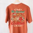 I Teach The Smartest Cookies In The Batch Teacher Christmas For Men Women Kids Women's Comfort Colors T-Shirt Back Print Yam