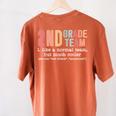 Teacher 2ND Grade Team Like a Normal Team But Much Cooler Women's Comfort Colors T-Shirt Back Print Yam