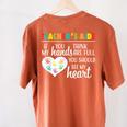 Teacher Aide Appreciation Cute Heart Tee For Women Women's Comfort Colors T-Shirt Back Print Yam Teacher Aide Appreciation Cute Heart Tee For Women Women's Comfort Colors T-Shirt Back Print Yam