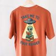 Teacher Alien Books UFO Reading Take Me To Your Reader Women's Comfort Colors T-Shirt Back Print Yam Teacher Alien Books UFO Reading Take Me To Your Reader Women's Comfort Colors T-Shirt Back Print Yam