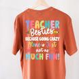 Teacher Besties Matching Teacher Besties Women's Comfort Colors T-Shirt Back Print Yam Teacher Besties Matching Teacher Besties Women's Comfort Colors T-Shirt Back Print Yam