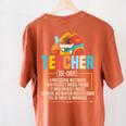 Teacher Definition Teaching School Teacher Men Women Women's Comfort Colors T-Shirt Back Print Yam Teacher Definition Teaching School Teacher Men Women Women's Comfort Colors T-Shirt Back Print Yam