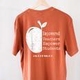 Teacher Empower Student Teacher Protest Supporter Red For Ed Women's Comfort Colors T-Shirt Back Print Yam Teacher Empower Student Teacher Protest Supporter Red For Ed Women's Comfort Colors T-Shirt Back Print Yam