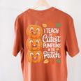 Teacher Halloween Tshirts I Teach The Cutest Pumpkins Women's Comfort Colors T-Shirt Back Print Yam Teacher Halloween Tshirts I Teach The Cutest Pumpkins Women's Comfort Colors T-Shirt Back Print Yam