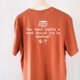 Teacher Haunted By 6-7 Halloween 6 7 Reading Book 67 Women's Comfort Colors T-Shirt Back Print Yam