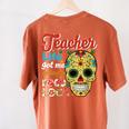 Teacher Life Got Me Feeling Un Poco Loco Women's Comfort Colors T-Shirt Back Print Yam Teacher Life Got Me Feeling Un Poco Loco Women's Comfort Colors T-Shirt Back Print Yam