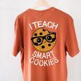 Teacher Shirt I Teach Smart Cookies Shirt Nerd Tee Women's Comfort Colors T-Shirt Back Print Yam Teacher Shirt I Teach Smart Cookies Shirt Nerd Tee Women's Comfort Colors T-Shirt Back Print Yam