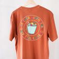 Teacher Supporter Bucket Filler Hero Women's Comfort Colors T-Shirt Back Print Yam