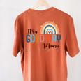 Teacher Of Visually Impaired Braille A Good Day To Learn Women's Comfort Colors T-Shirt Back Print Yam Teacher Of Visually Impaired Braille A Good Day To Learn Women's Comfort Colors T-Shirt Back Print Yam