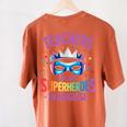 Teachers Are Just Superheroes In Disguise Back To School Women's Comfort Colors T-Shirt Back Print Yam Teachers Are Just Superheroes In Disguise Back To School Women's Comfort Colors T-Shirt Back Print Yam