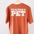 TEACHER'S PET You'Re My Favorite Do Me A Favor Women's Comfort Colors T-Shirt Back Print Yam TEACHER'S PET You'Re My Favorite Do Me A Favor Women's Comfort Colors T-Shirt Back Print Yam