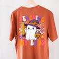 Teaching My Boos Ghost Teacher Cute Pencil Halloween Teacher Women's Comfort Colors T-Shirt Back Print Yam Teaching My Boos Ghost Teacher Cute Pencil Halloween Teacher Women's Comfort Colors T-Shirt Back Print Yam