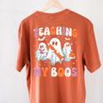 Teaching My Boos Teacher Cute Ghost Teacher Halloween Women's Comfort Colors T-Shirt Back Print Yam Teaching My Boos Teacher Cute Ghost Teacher Halloween Women's Comfort Colors T-Shirt Back Print Yam