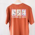Teaching Is My Boos Teacher Ghost Halloween Women Girls Women's Comfort Colors T-Shirt Back Print Yam Teaching Is My Boos Teacher Ghost Halloween Women Girls Women's Comfort Colors T-Shirt Back Print Yam