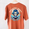 Teaching Heart Anime Soul Teacher Otaku Manga Women's Comfort Colors T-Shirt Back Print Yam