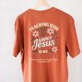 Teaching Kids About Jesus Is My Ministry Christian Teacher Women's Comfort Colors T-Shirt Back Print Yam Teaching Kids About Jesus Is My Ministry Christian Teacher Women's Comfort Colors T-Shirt Back Print Yam