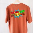 Teaching Is My Superpower Comic Back To School Teacher Women's Comfort Colors T-Shirt Back Print Yam Teaching Is My Superpower Comic Back To School Teacher Women's Comfort Colors T-Shirt Back Print Yam