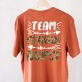 Team School Nurse Camo Teacher Student Back To School For Men Women Women's Comfort Colors T-Shirt Back Print Yam