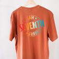 Team Seventh Grade Teacher Student Back To School 7th Grade Women's Comfort Colors T-Shirt Back Print Yam