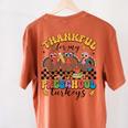 Thankful For My Preschool Turkeys Thanksgiving Teacher Fall Women's Comfort Colors T-Shirt Back Print Yam Thankful For My Preschool Turkeys Thanksgiving Teacher Fall Women's Comfort Colors T-Shirt Back Print Yam
