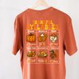 Thankful Syllables Teacher Thanksgiving Educational Kids Women's Comfort Colors T-Shirt Back Print Yam Thankful Syllables Teacher Thanksgiving Educational Kids Women's Comfort Colors T-Shirt Back Print Yam