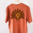 Thanksgiving Math Teacher Math Symbol Men Women Girls Kids Women's Comfort Colors T-Shirt Back Print Yam Thanksgiving Math Teacher Math Symbol Men Women Girls Kids Women's Comfort Colors T-Shirt Back Print Yam