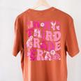 In My Third Grade Era Teachers Women Back To School Girls Women's Comfort Colors T-Shirt Back Print Yam