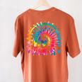Tie Dye Prek Teacher Rainbow Preschool Back To School Girl Women's Comfort Colors T-Shirt Back Print Yam Tie Dye Prek Teacher Rainbow Preschool Back To School Girl Women's Comfort Colors T-Shirt Back Print Yam