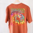 Tie Dye Teaching Social Studies Is My Jam Sunglasses Teacher Women's Comfort Colors T-Shirt Back Print Yam Tie Dye Teaching Social Studies Is My Jam Sunglasses Teacher Women's Comfort Colors T-Shirt Back Print Yam