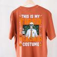 This Is My Tired Teacher Costume Halloween Costumes Women's Comfort Colors T-Shirt Back Print Yam This Is My Tired Teacher Costume Halloween Costumes Women's Comfort Colors T-Shirt Back Print Yam