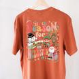 Tis The Season For Inclusion Christmas Sped Teacher Women's Comfort Colors T-Shirt Back Print Yam