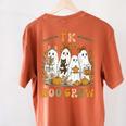 TK Boo Crew Preppy Halloween Floral Ghost TK Teacher Team TK Women's Comfort Colors T-Shirt Back Print Yam TK Boo Crew Preppy Halloween Floral Ghost TK Teacher Team TK Women's Comfort Colors T-Shirt Back Print Yam