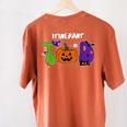 TOD Itinerant Teacher Of The Deaf Halloween ASL Interpreters Women's Comfort Colors T-Shirt Back Print Yam TOD Itinerant Teacher Of The Deaf Halloween ASL Interpreters Women's Comfort Colors T-Shirt Back Print Yam