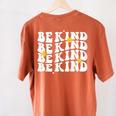 Unity Day Shirt Orange Kids Teacher 2023 Be Kind Groovy Women's Comfort Colors T-Shirt Back Print Yam