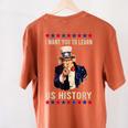 I Want You To Learn US History American Teacher School For Men Women Women's Comfort Colors T-Shirt Back Print Yam I Want You To Learn US History American Teacher School For Men Women Women's Comfort Colors T-Shirt Back Print Yam