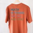 Women Math Is Tough But So Are You Math Teacher Mathematics Women's Comfort Colors T-Shirt Back Print Yam Women Math Is Tough But So Are You Math Teacher Mathematics Women's Comfort Colors T-Shirt Back Print Yam