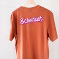 Women Retro Pink Scientist Science Teacher Back To School Women's Comfort Colors T-Shirt Back Print Yam Women Retro Pink Scientist Science Teacher Back To School Women's Comfort Colors T-Shirt Back Print Yam