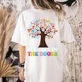 100 Days In The Books Reading Teacher 100th Day Of School Women's Comfort Colors T-Shirt Back Print Ivory 100 Days In The Books Reading Teacher 100th Day Of School Women's Comfort Colors T-Shirt Back Print Ivory