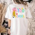 100 Days Of School Preppy 100th Day Of School Teachers Girls Women's Comfort Colors T-Shirt Back Print Ivory 100 Days Of School Preppy 100th Day Of School Teachers Girls Women's Comfort Colors T-Shirt Back Print Ivory