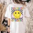 100th Day Of School Teacher Kids 100 Days Of School Women's Comfort Colors T-Shirt Back Print Ivory 100th Day Of School Teacher Kids 100 Days Of School Women's Comfort Colors T-Shirt Back Print Ivory