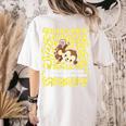 100th Day Of School Teacher Monkey Pun Banana For Men Women Girls Kids Women's Comfort Colors T-Shirt Back Print Ivory