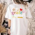 1st First Grade Squad Student Teacher Back To School Women's Comfort Colors T-Shirt Back Print Ivory 1st First Grade Squad Student Teacher Back To School Women's Comfort Colors T-Shirt Back Print Ivory